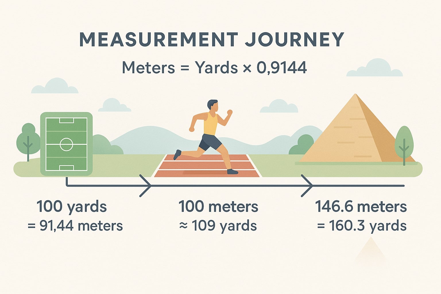 Yards to Meters 1