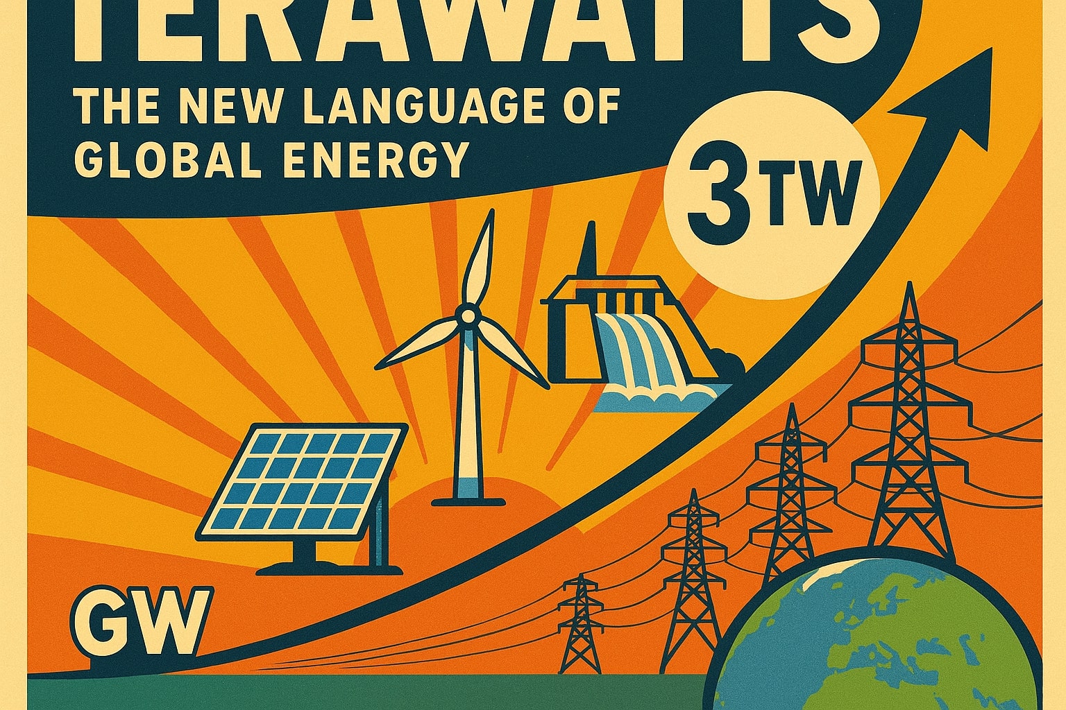 Gigawatt to Terawatt Converter