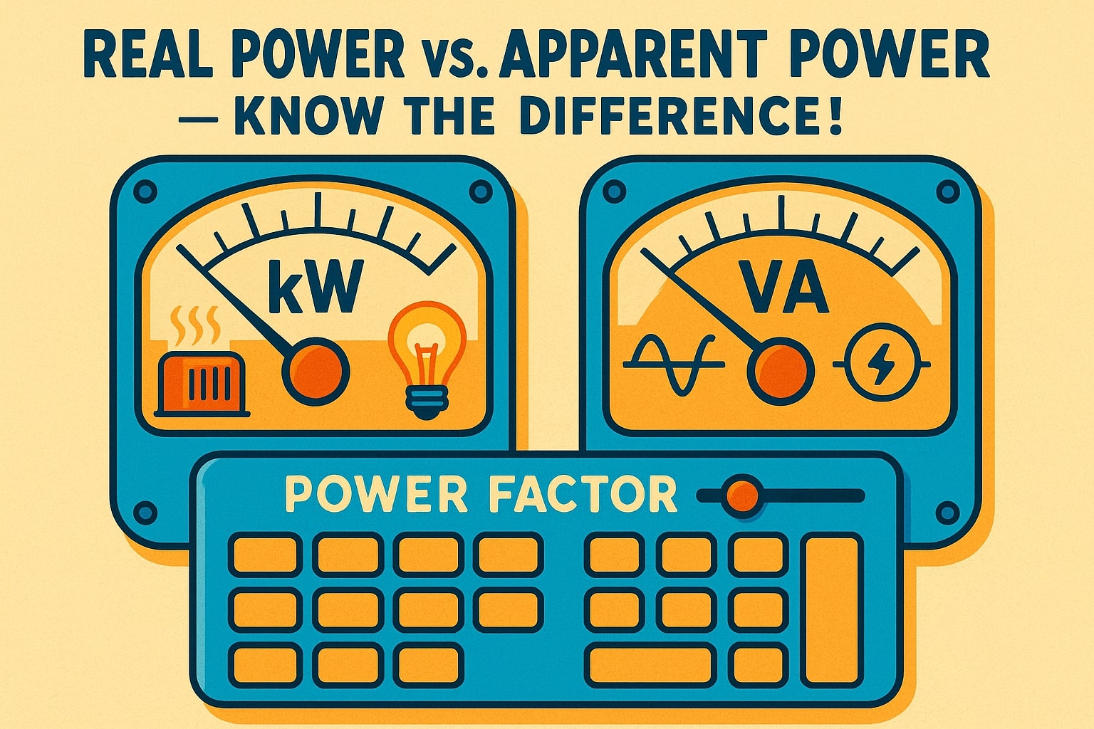 Kilowatt to Volt-Ampere Converter