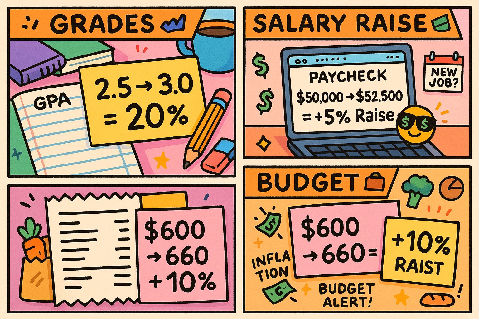 Percentage Change Calculator