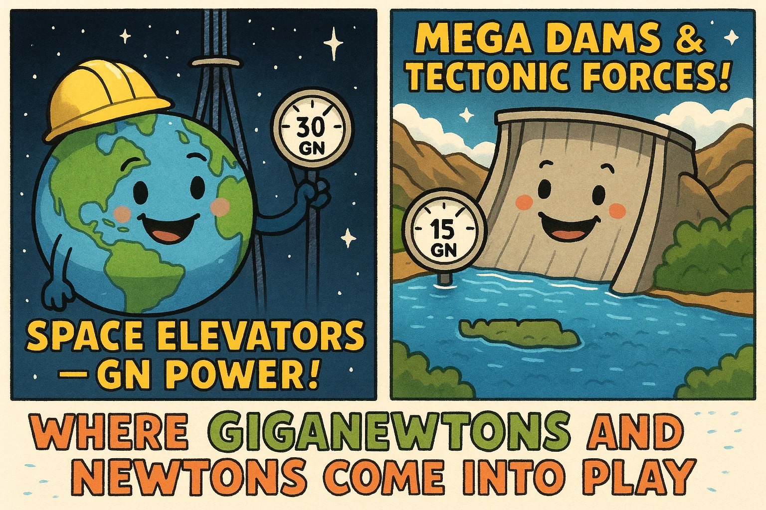 Giganewtons To Newtons Converter