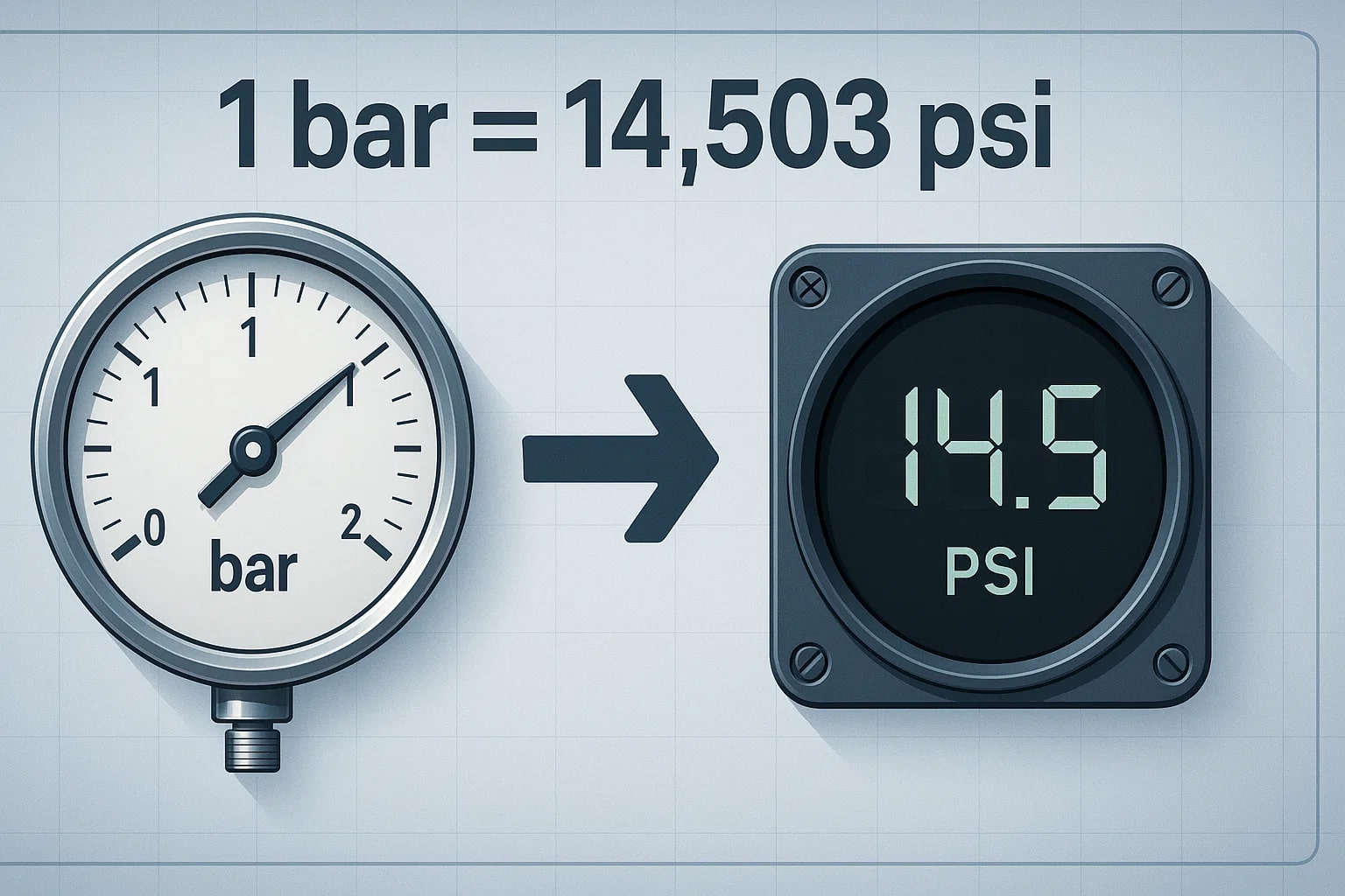 Bars to Pounds per Square Inch Converter