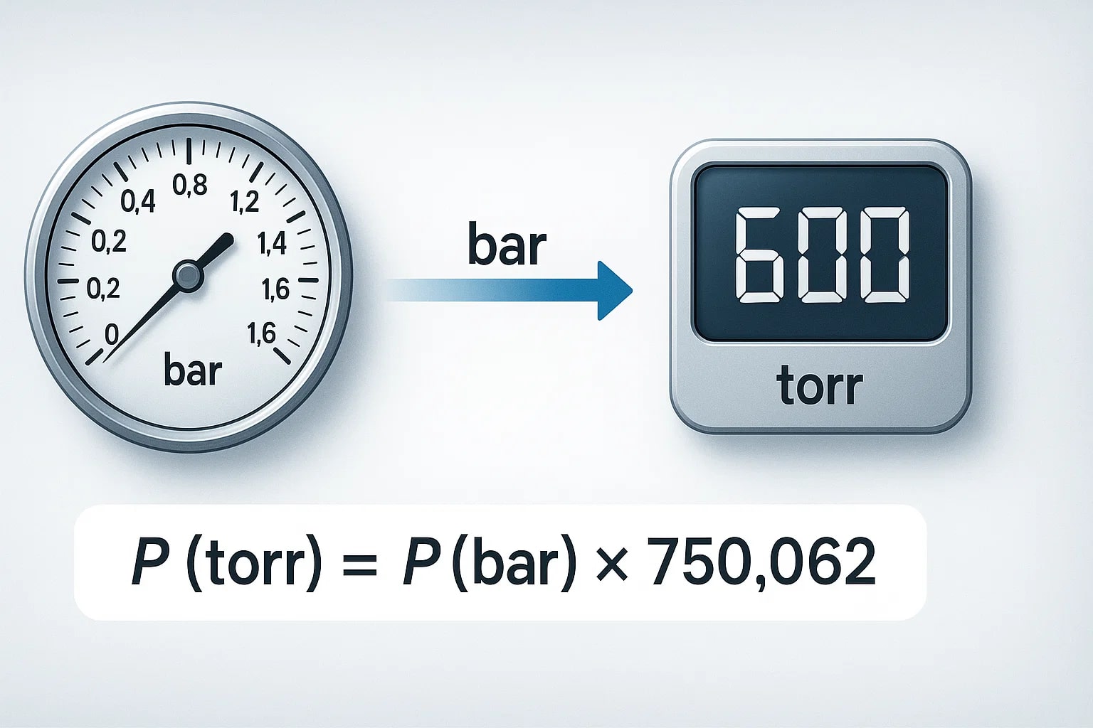 Bars to Torrs Converter