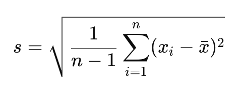 Standard Deviation Calculator