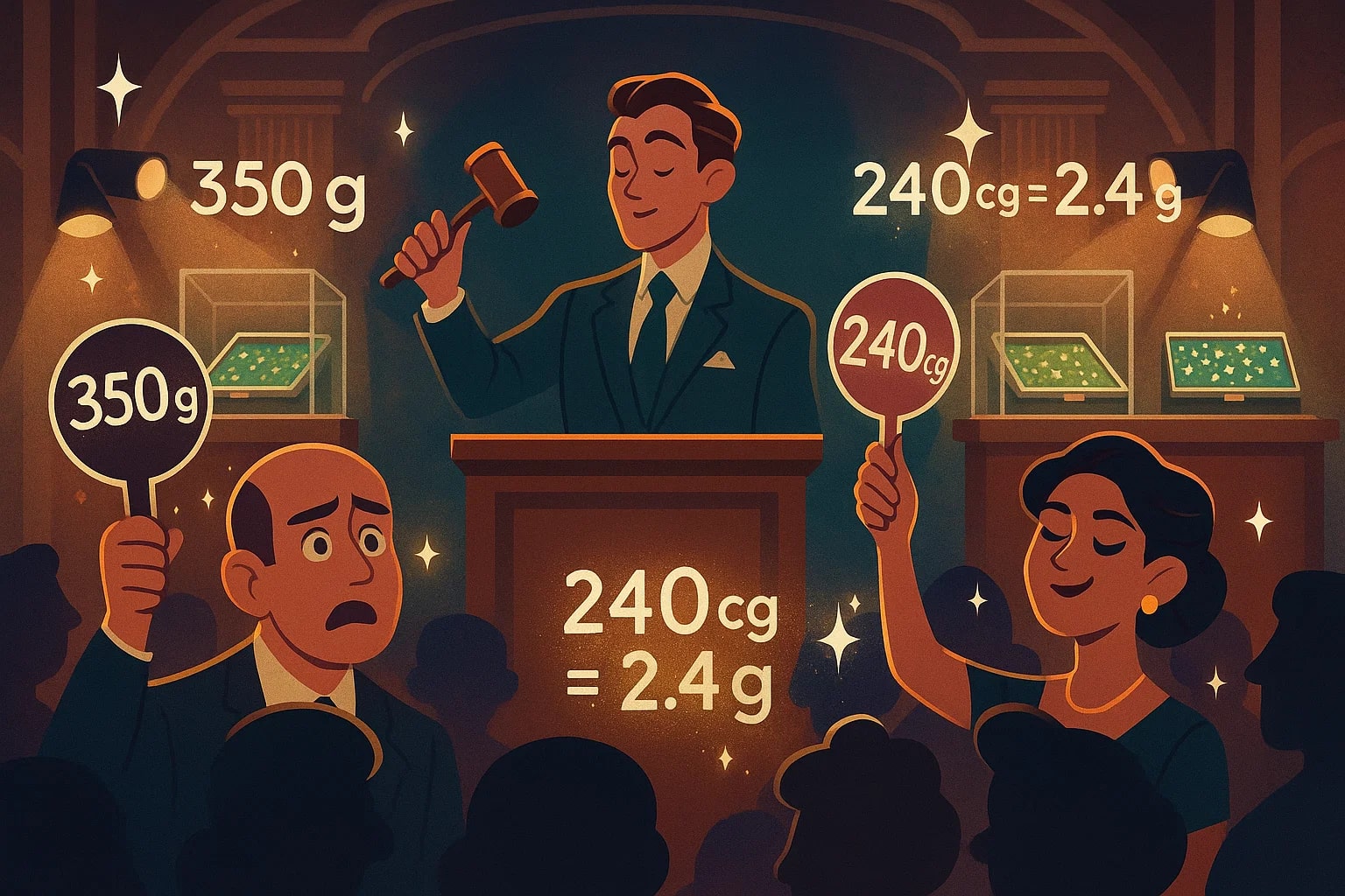 Centigrams to Grams Converter