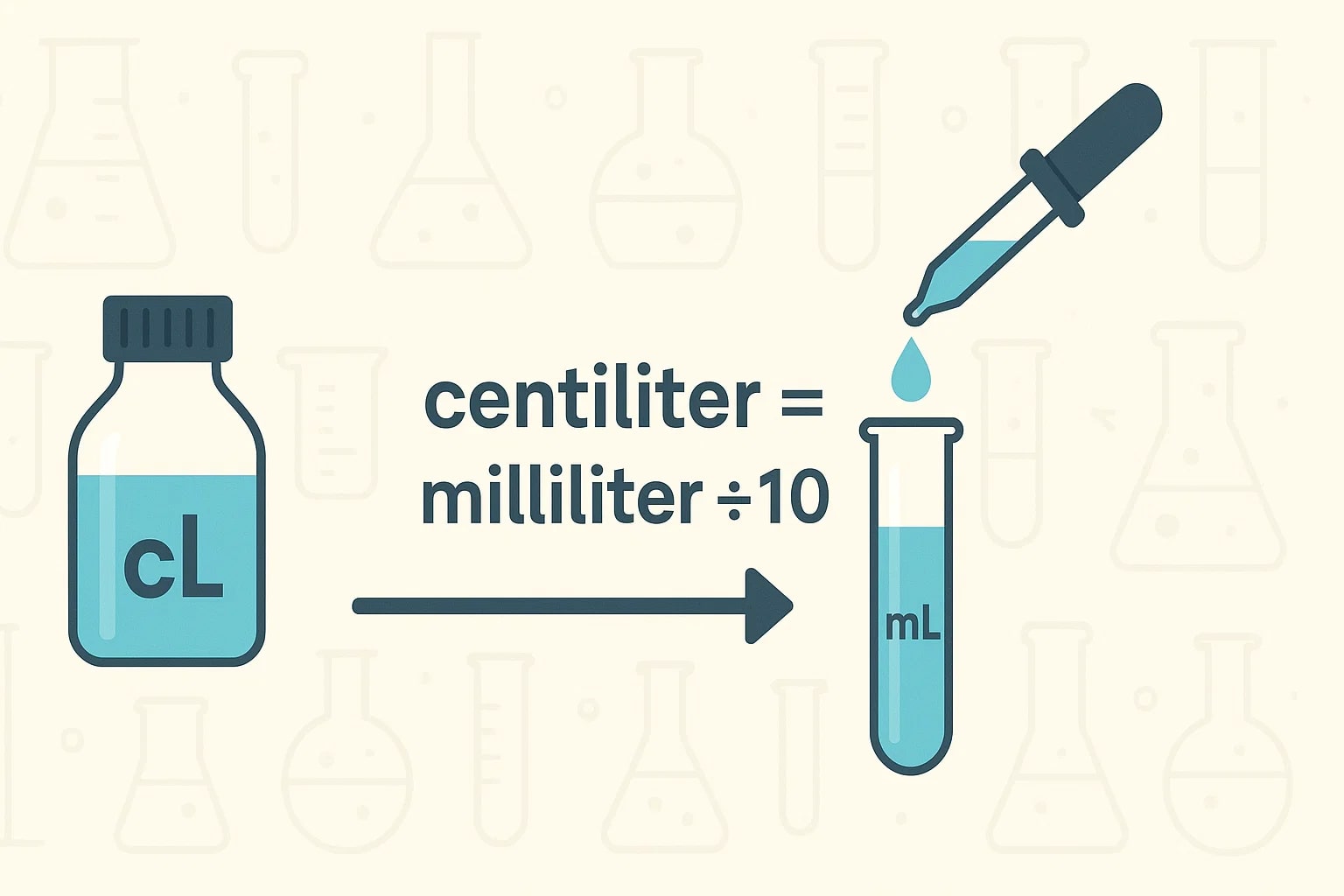 Centiliters to Milliliters Converter