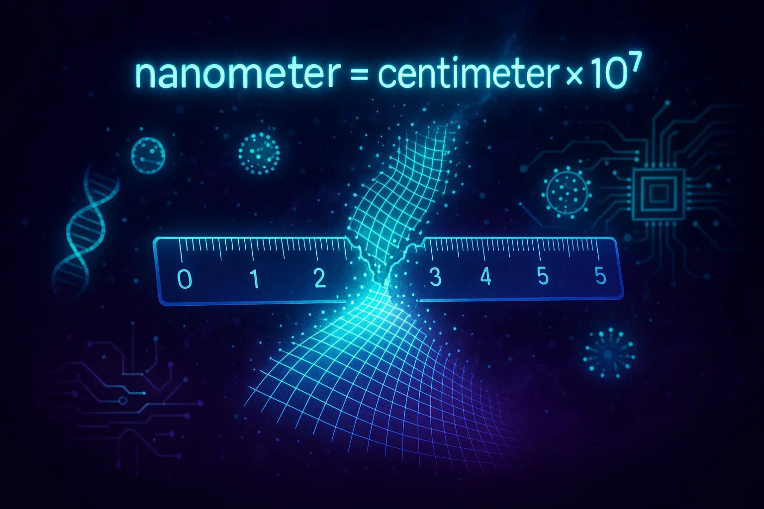Centimeters to Nanometers Converter