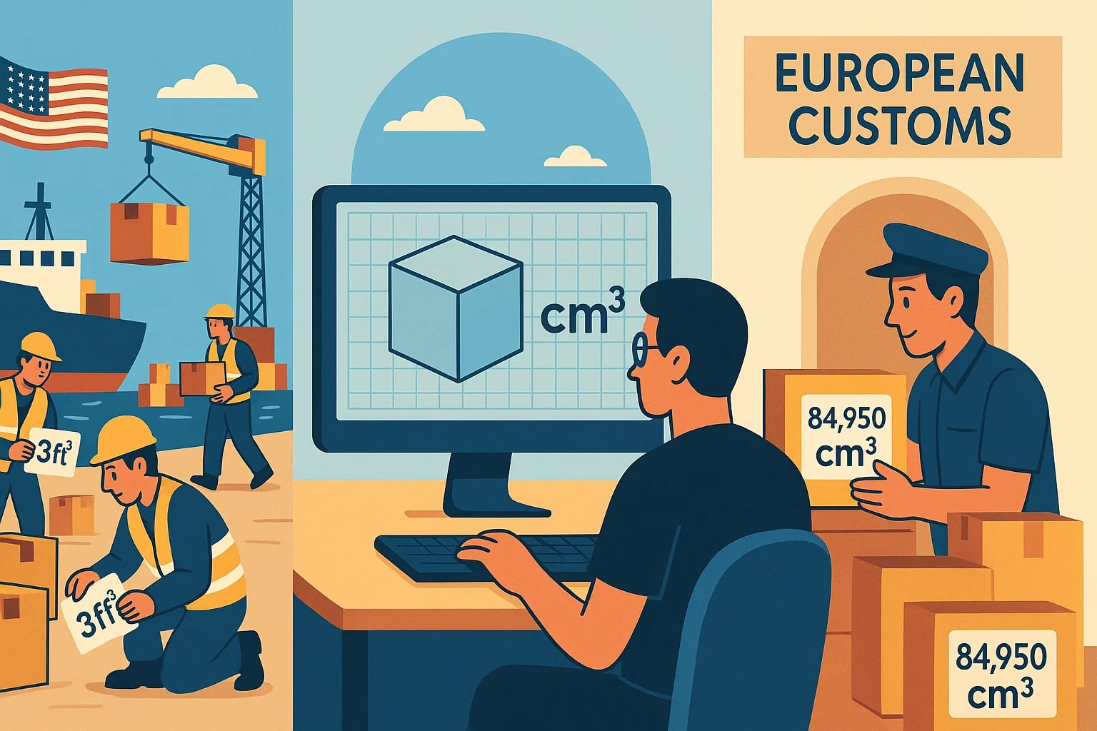 Cubic Feet to Cubic Centimeters Converter