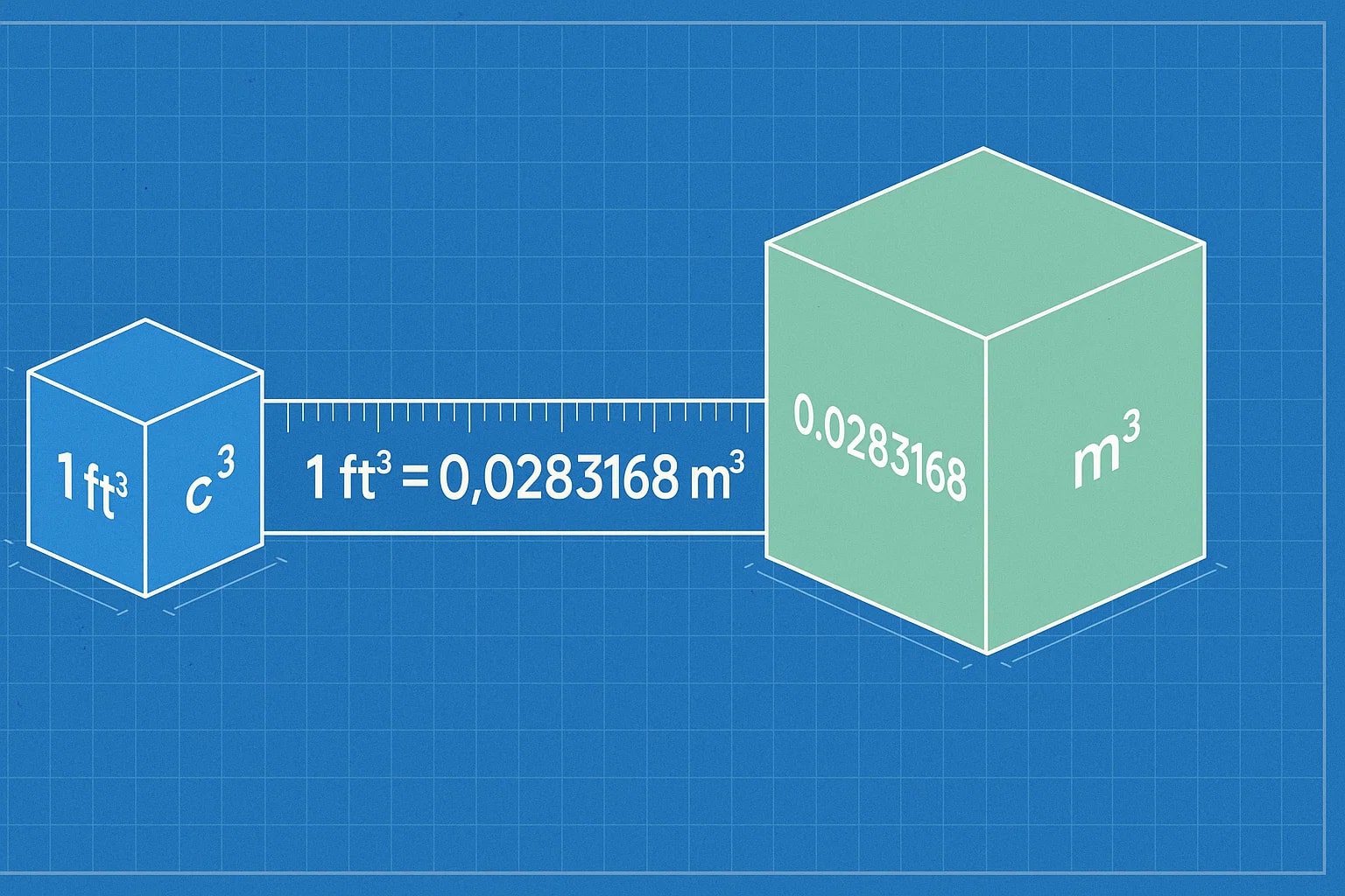 Cubic Feet to Cubic Yards Converter