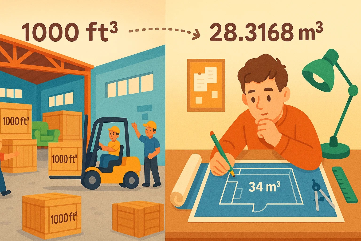 Cubic Feet to Cubic Yards Converter