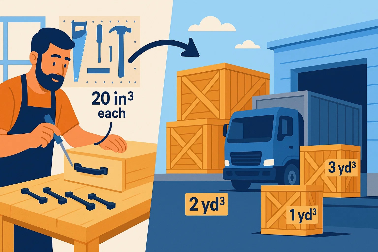 Cubic Inches to Cubic Yards Converter