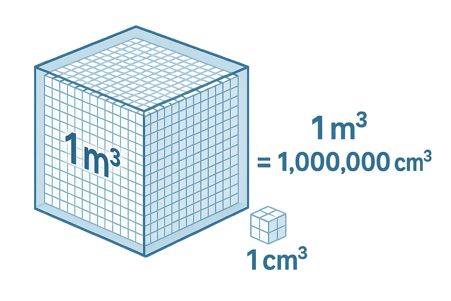Cubic Meters to Cubic Centimeters Converter