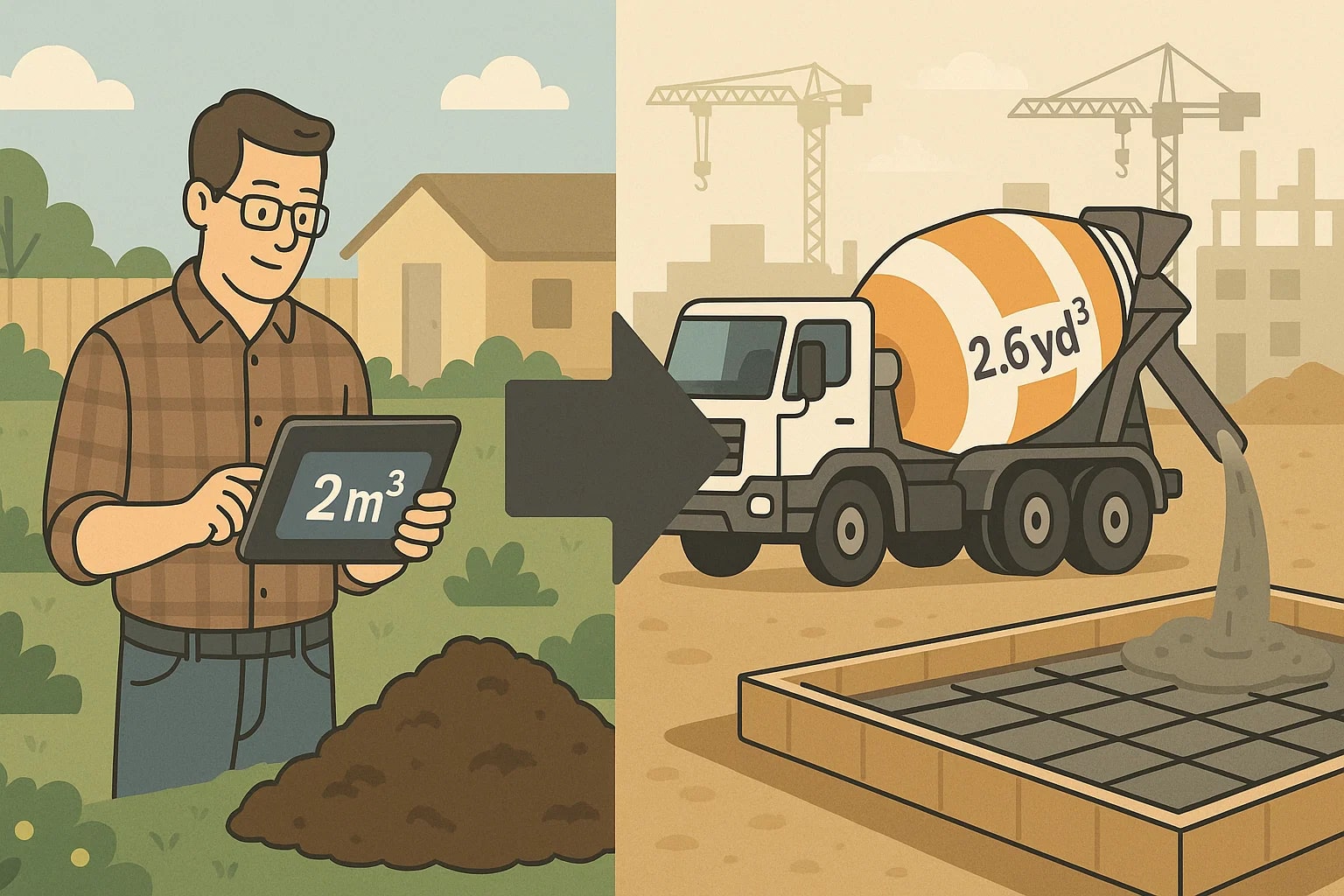 Cubic Meters to Cubic Yards Converter