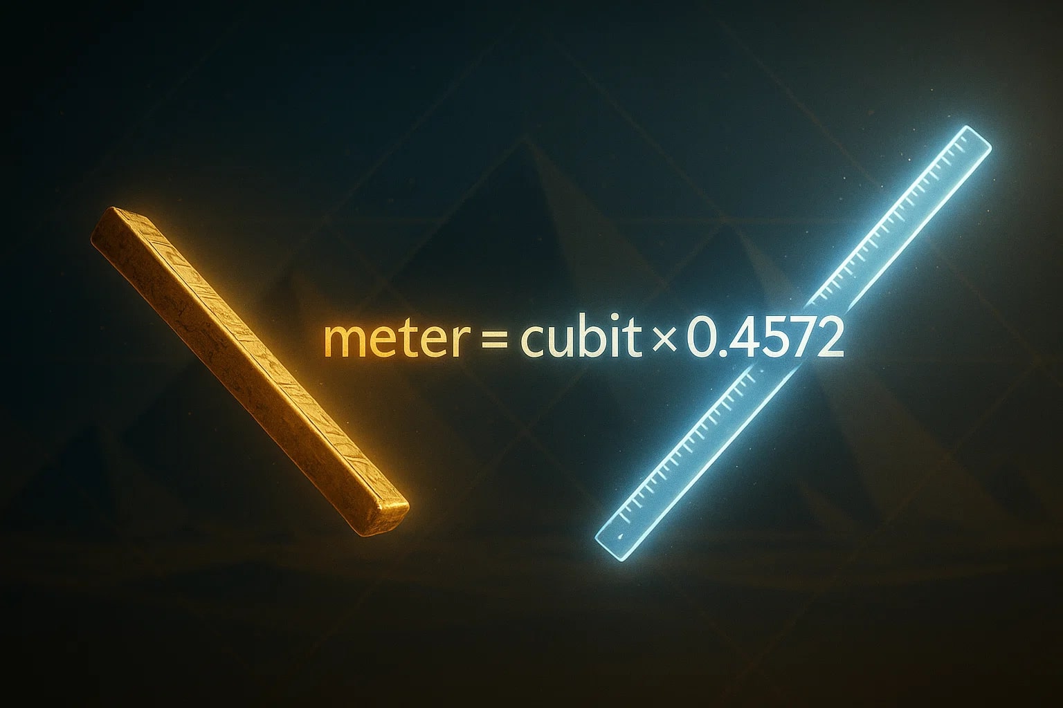 Cubits to Meters Converter