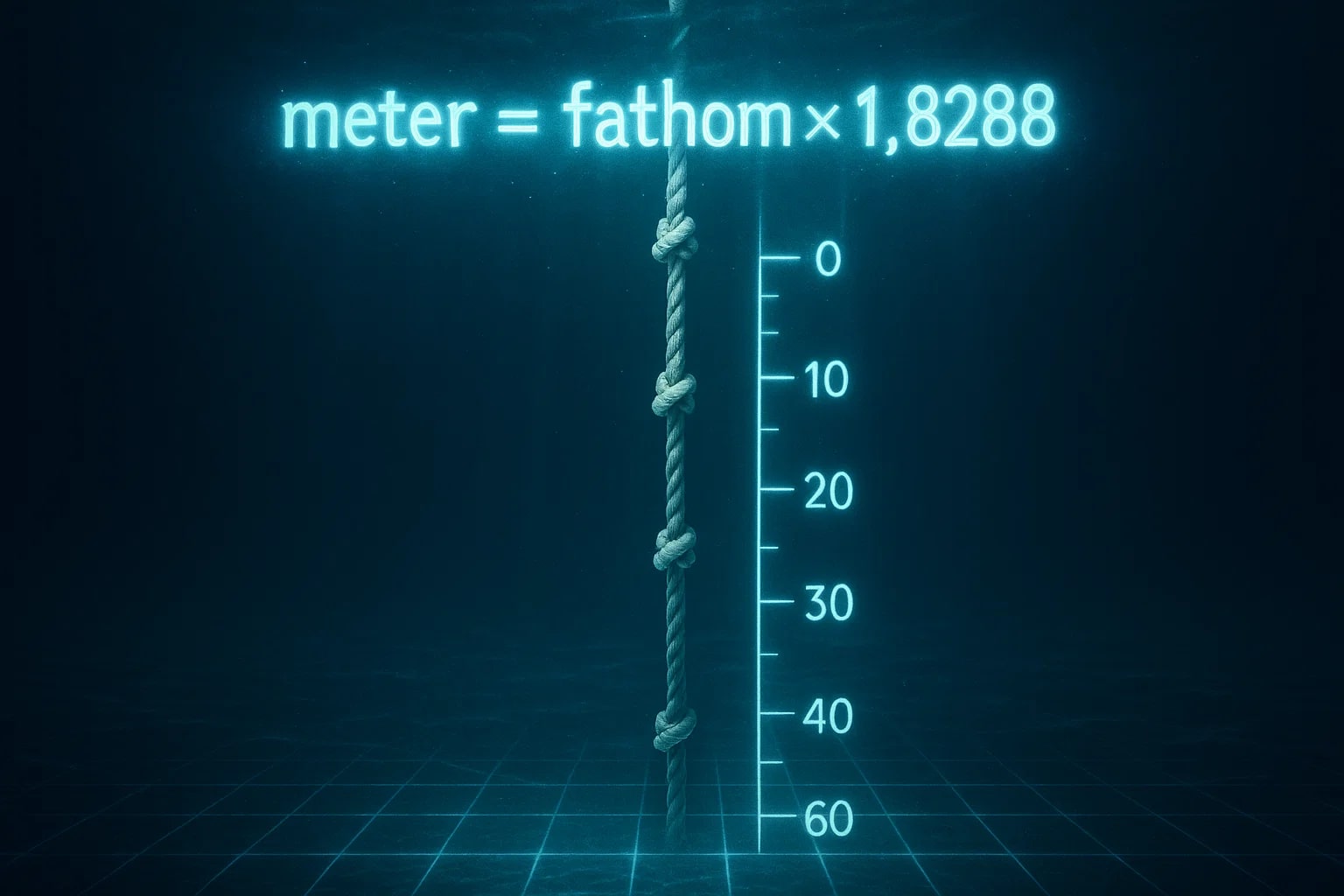 Fathoms to Meters Converter