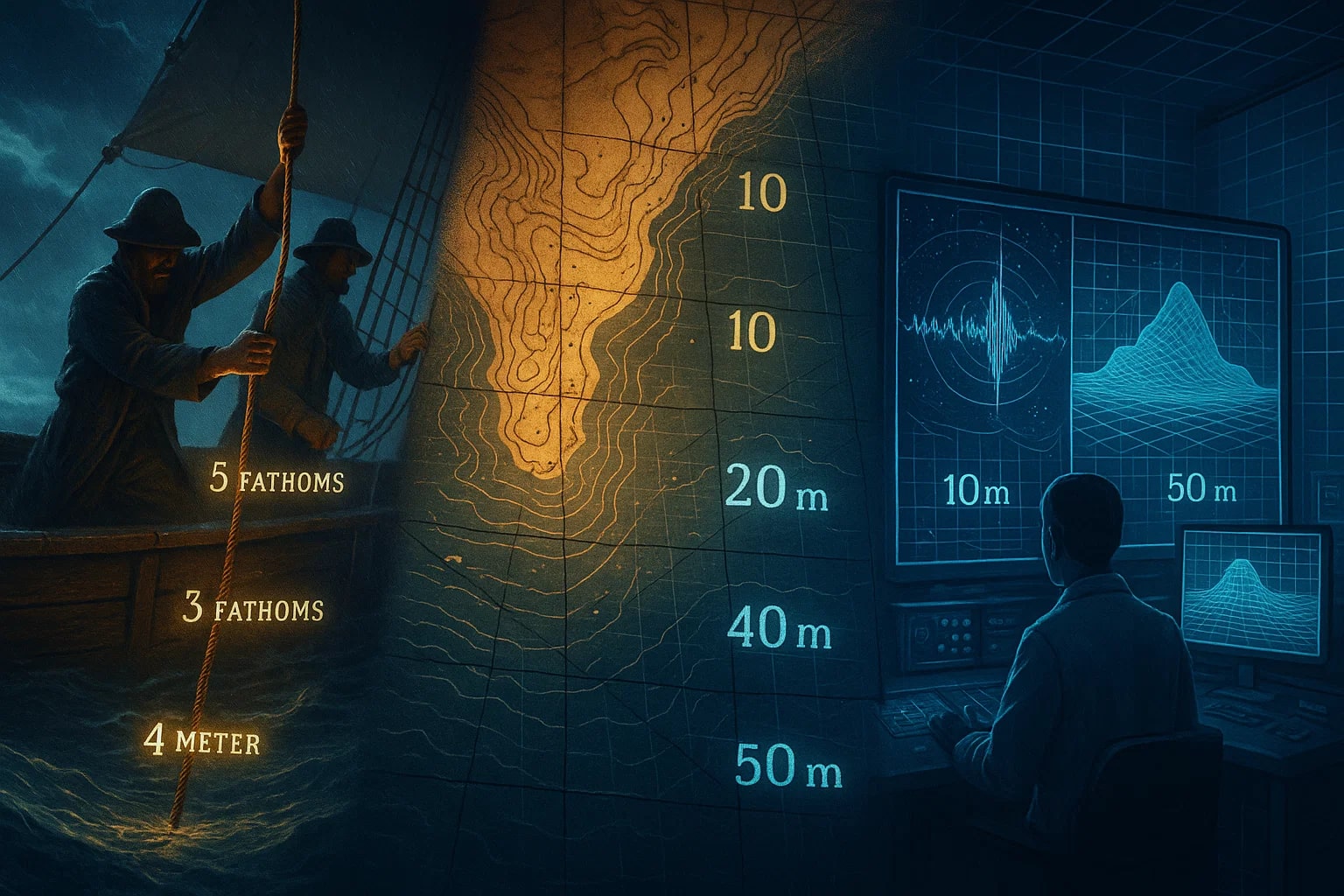 Fathoms to Meters Converter