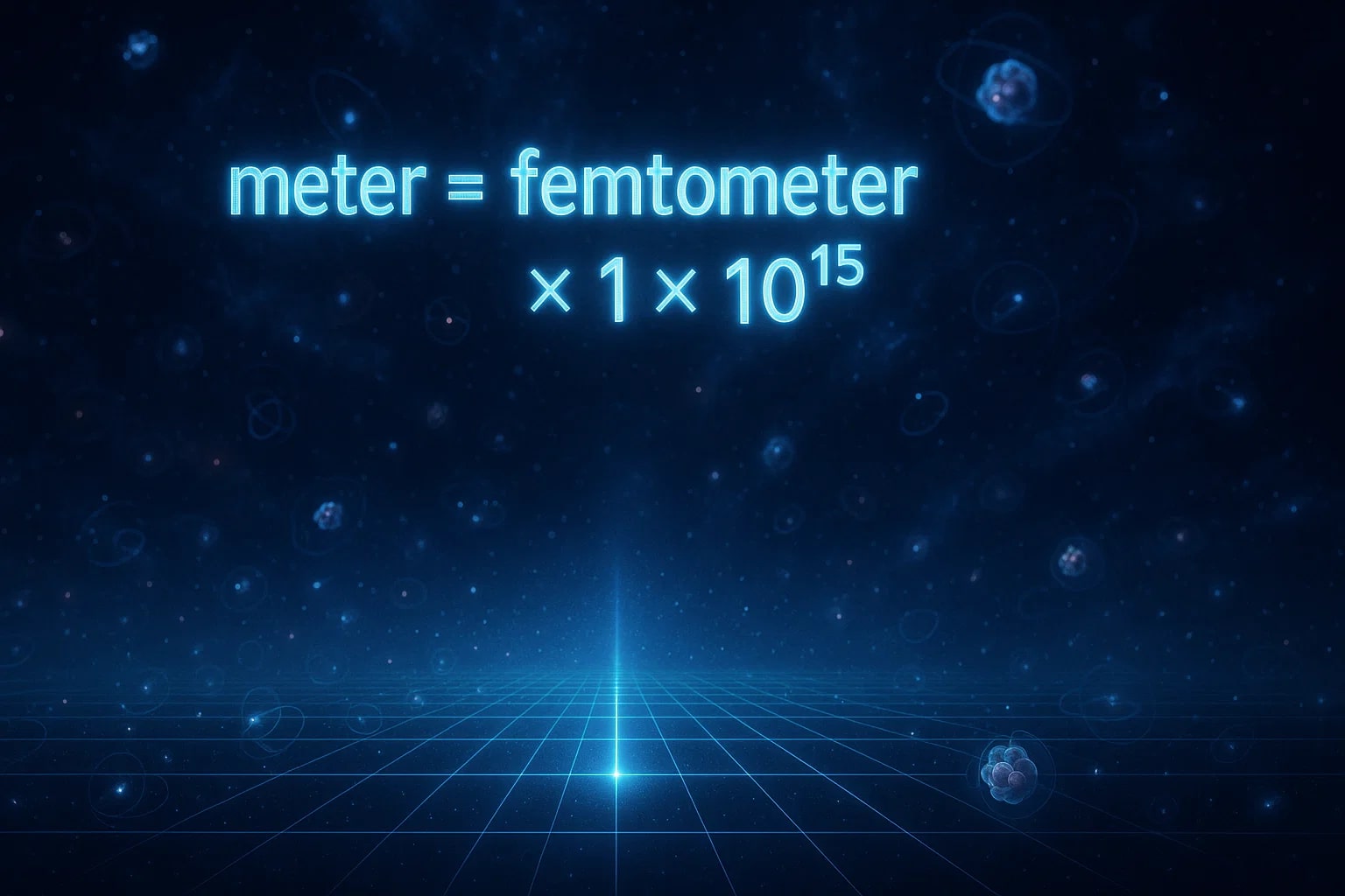 Femtometers to Meters Converter