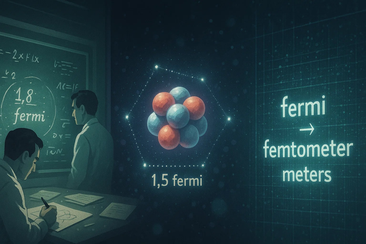 Fermis to Meters Converter