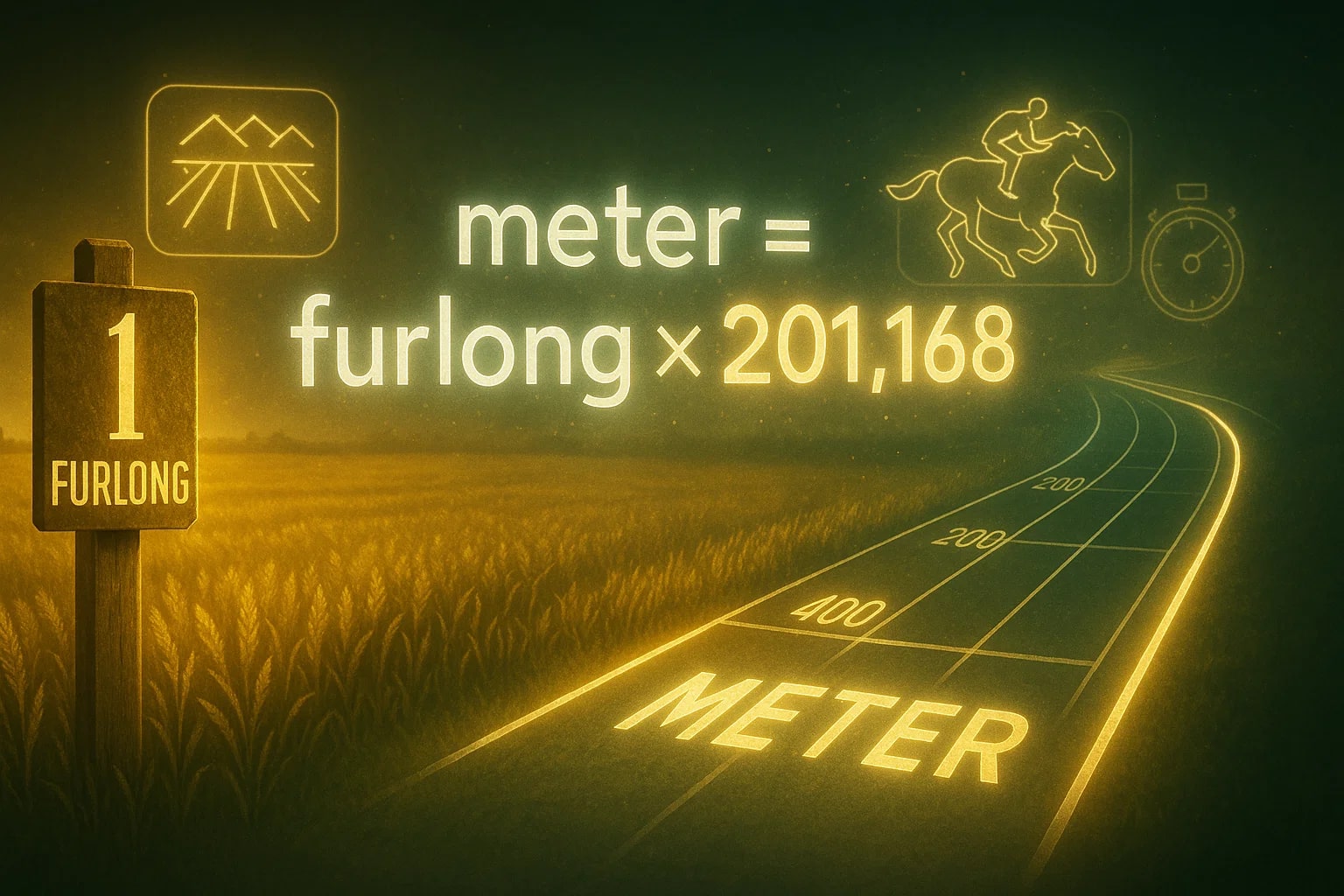 Furlongs to Meters Converter