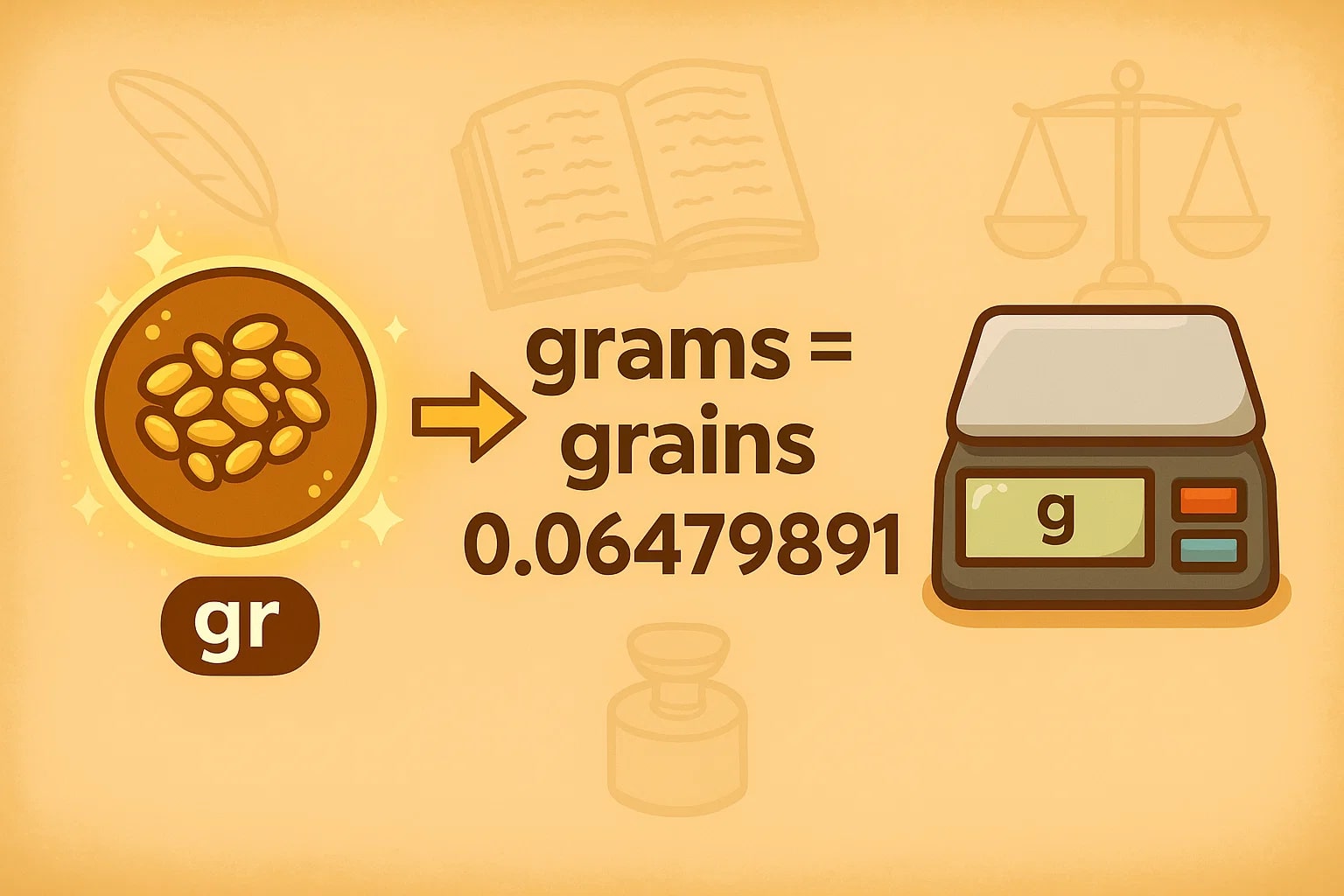 Grains to Grams Converter