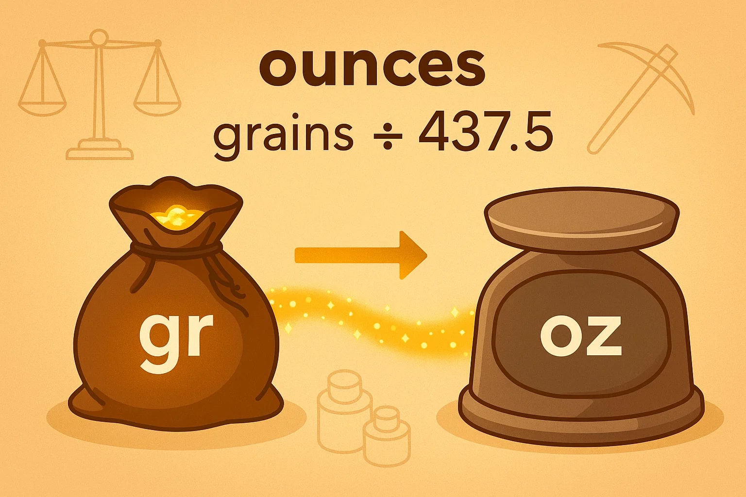 Grains to Ounces Converter