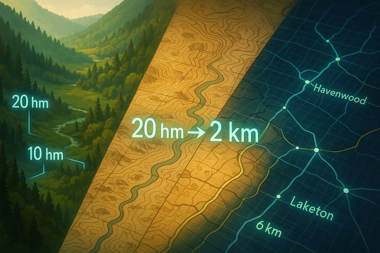 Hectometers to Kilometers Converter