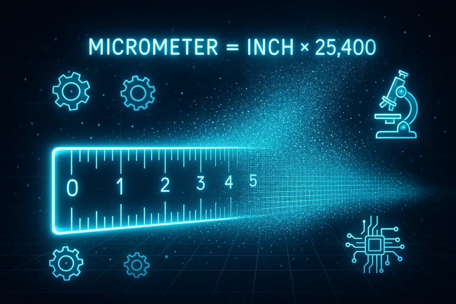 Inches to Micrometers Converter