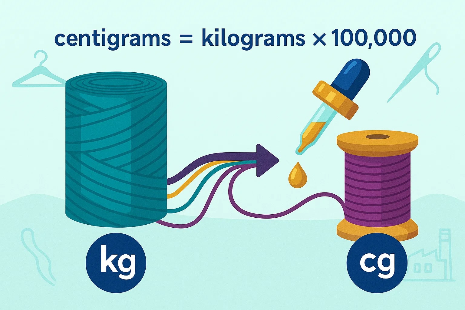 Kilograms to Centigrams Converter