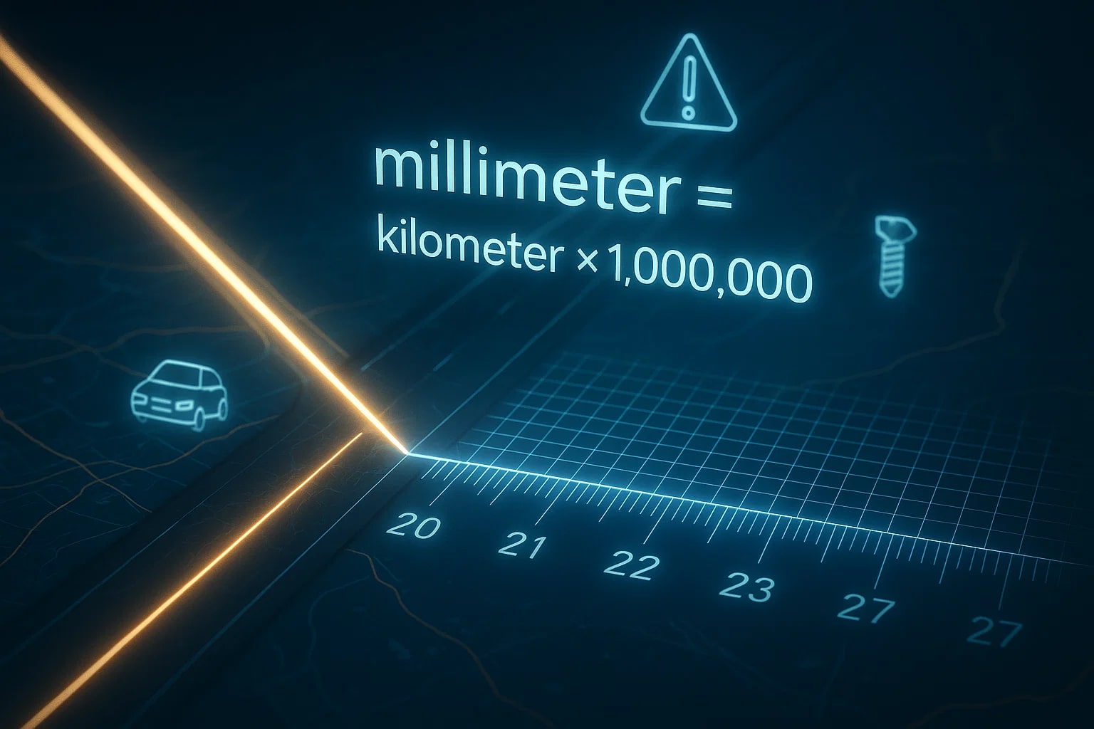 Kilometers to Millimeters Converter