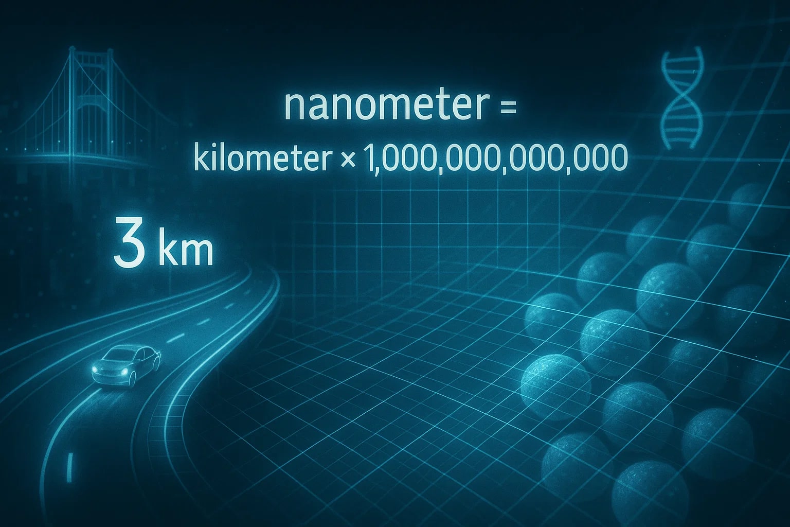 Kilometers to Nanometers Converter