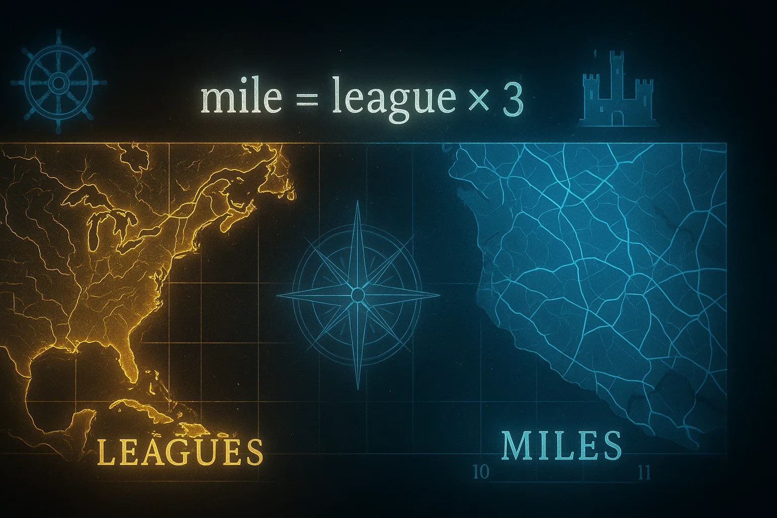 Leagues to Miles Converter