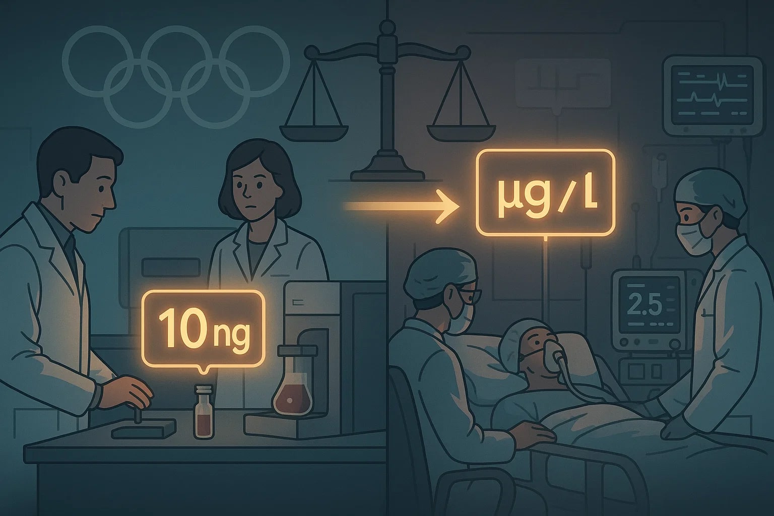 Nanograms to Micrograms Converter