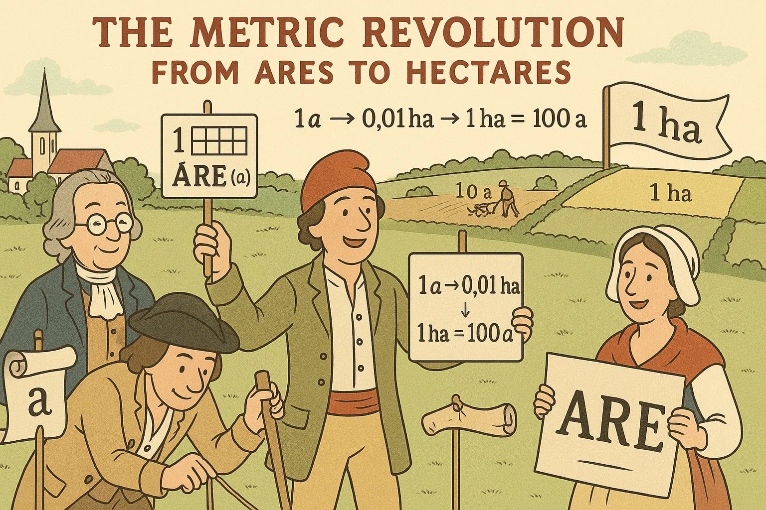 Ares to Hectares Converter