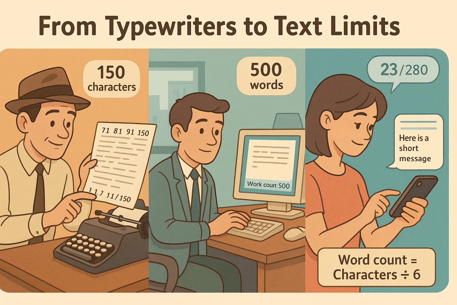 Characters to Words Converter