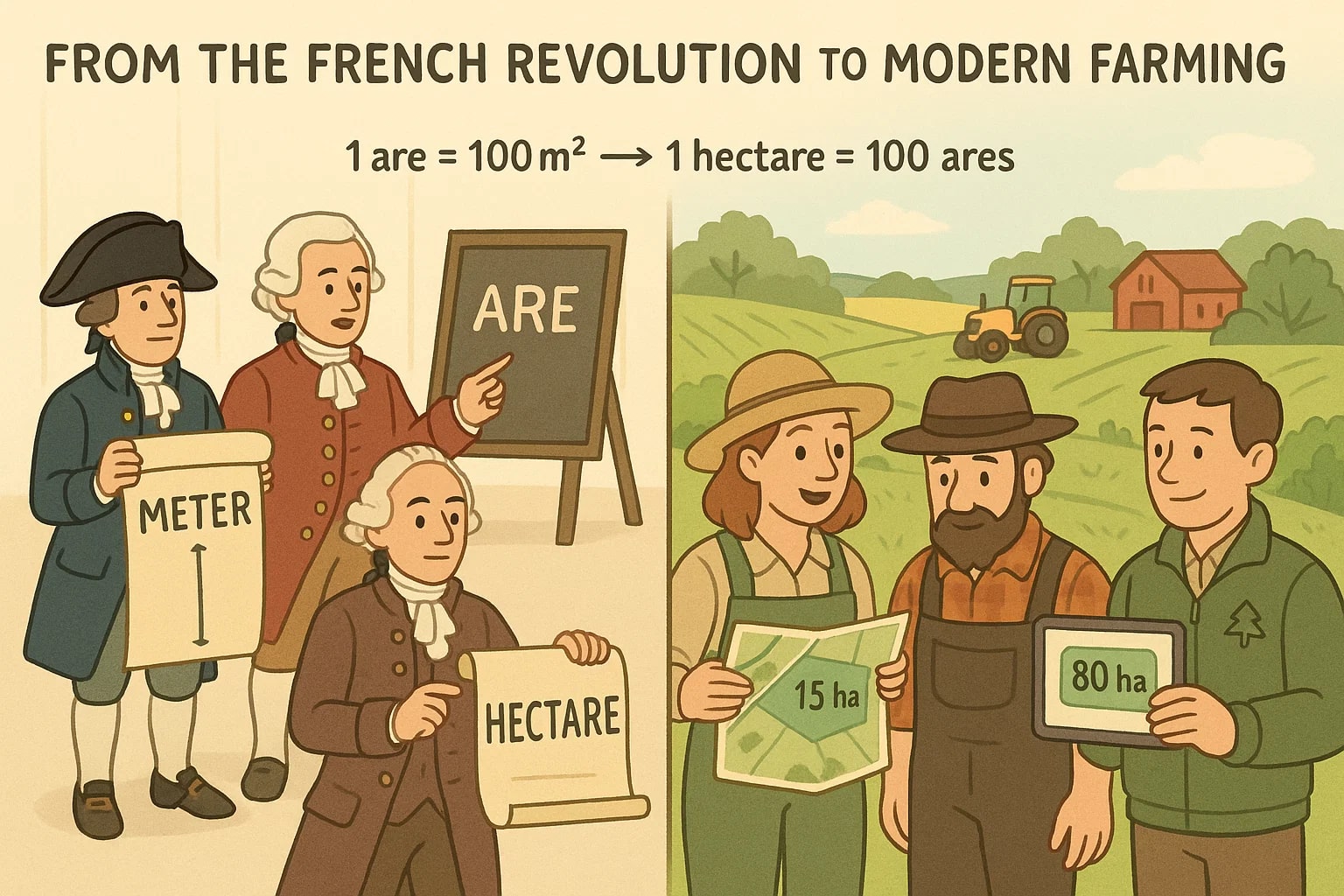 Hectares to Ares Converter