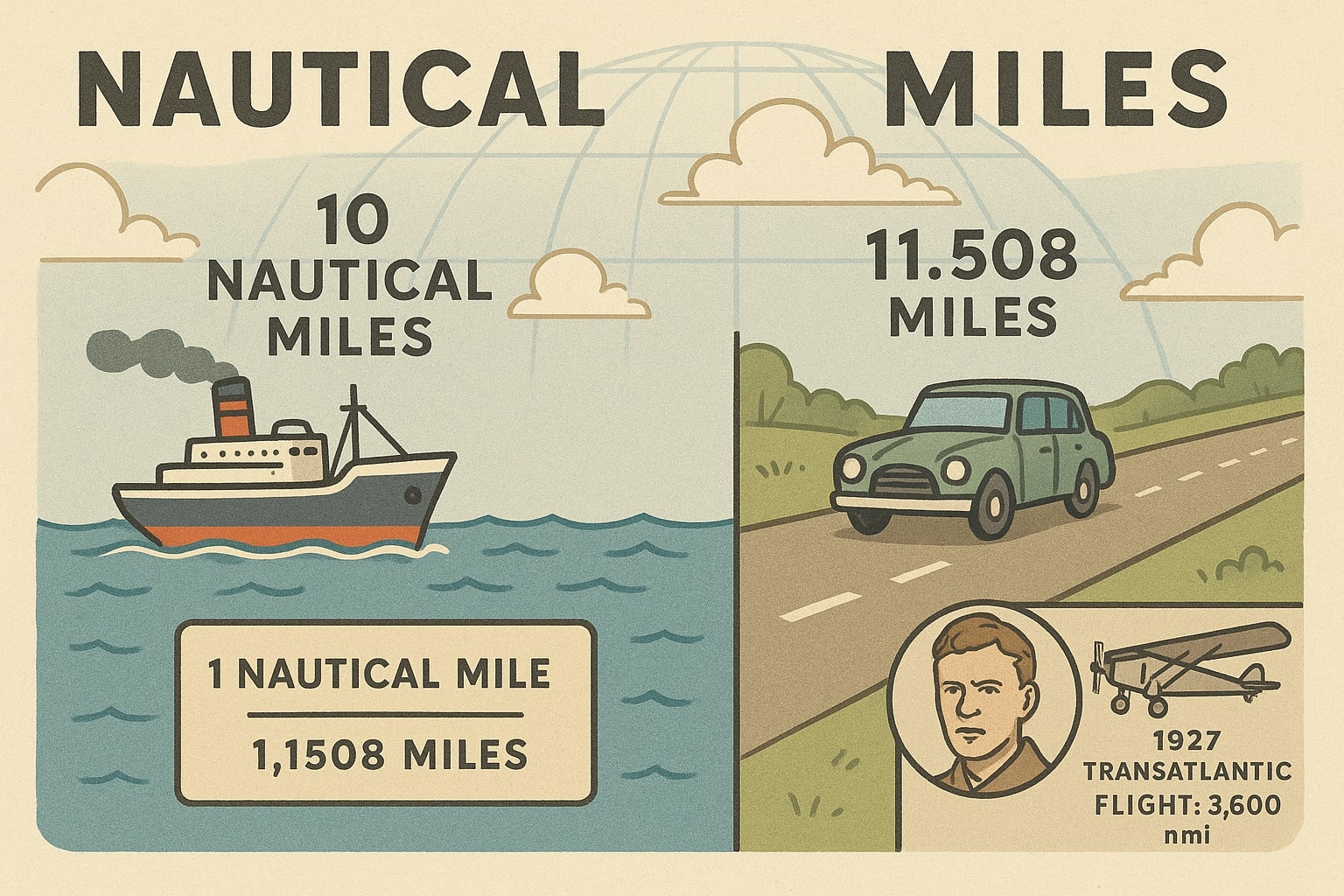 Nautical miles to Miles Converter