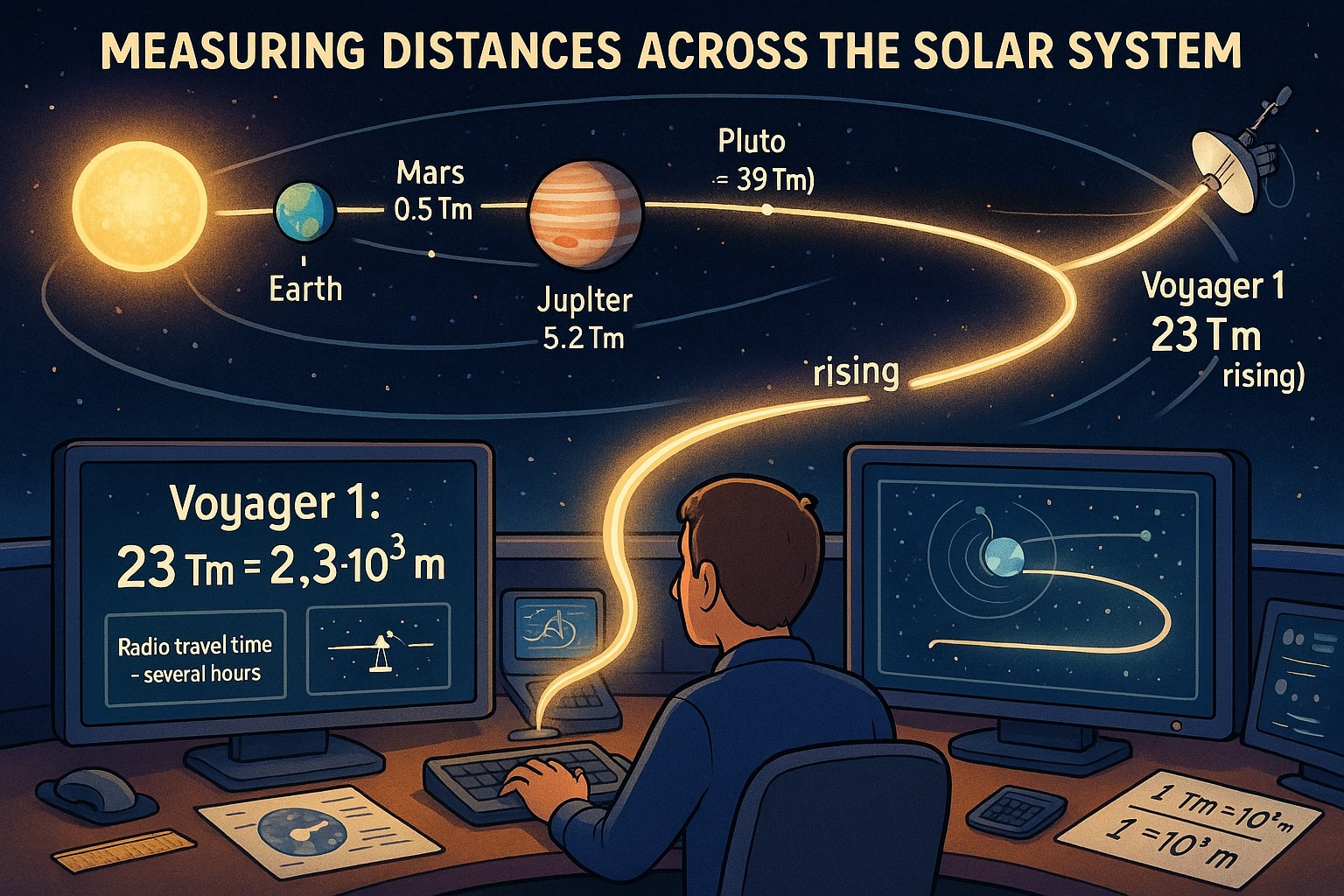 Terameters to Meters Converter