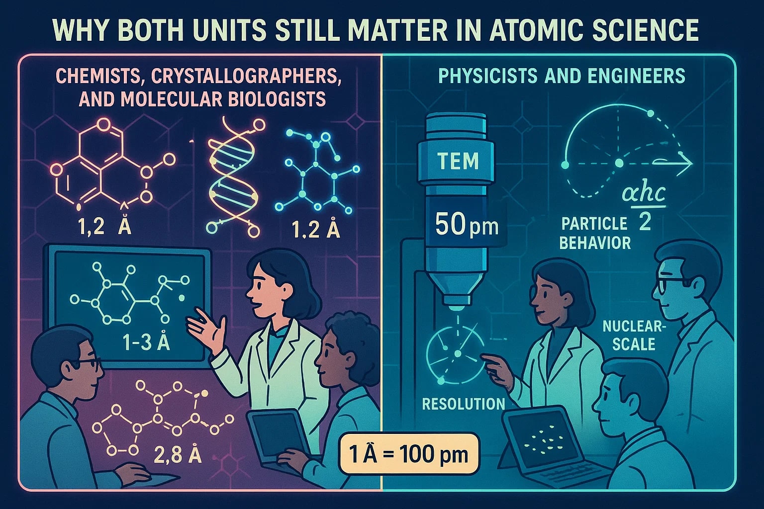 Angstrom to Picometer Converter