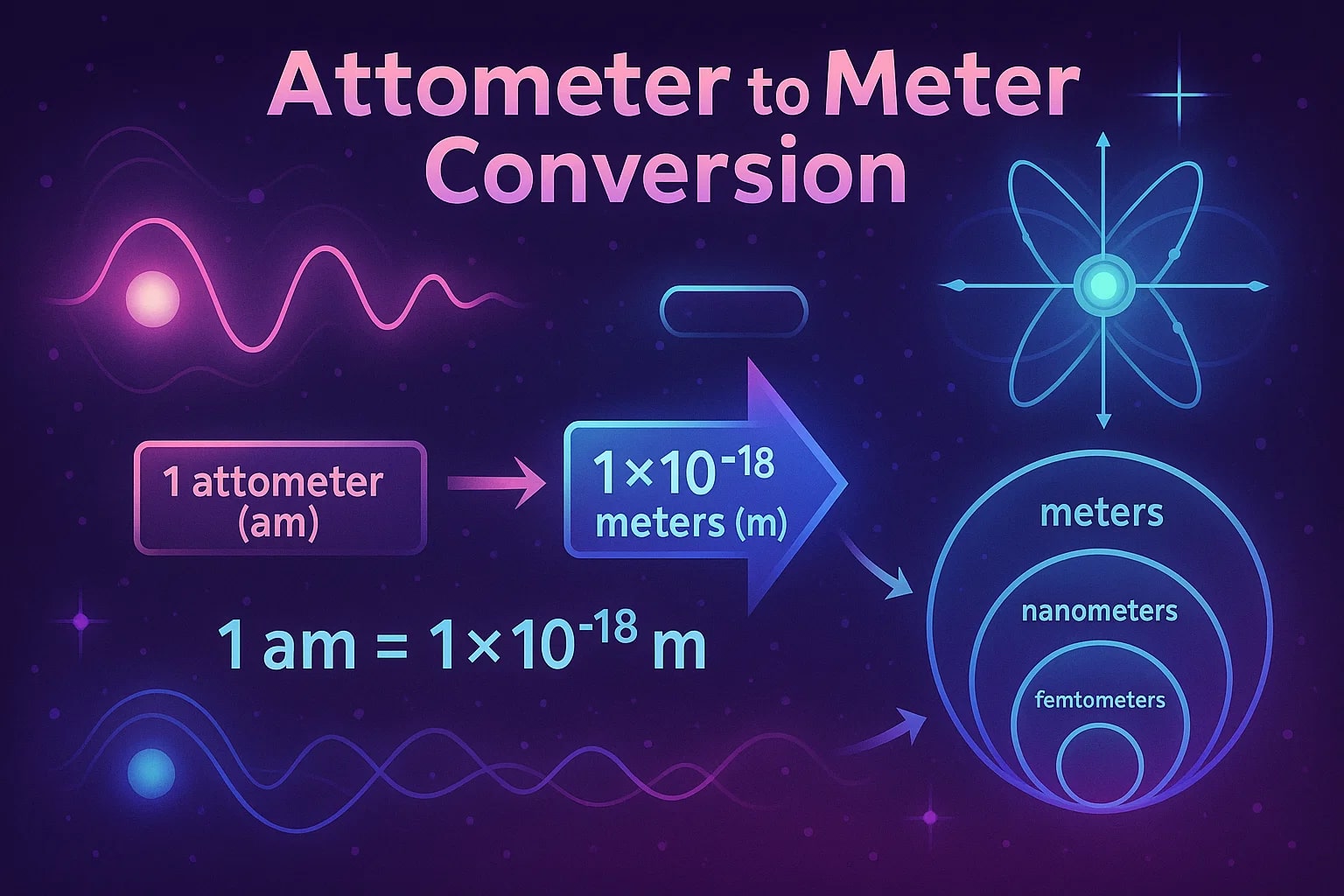 Attometer to Meter Converter