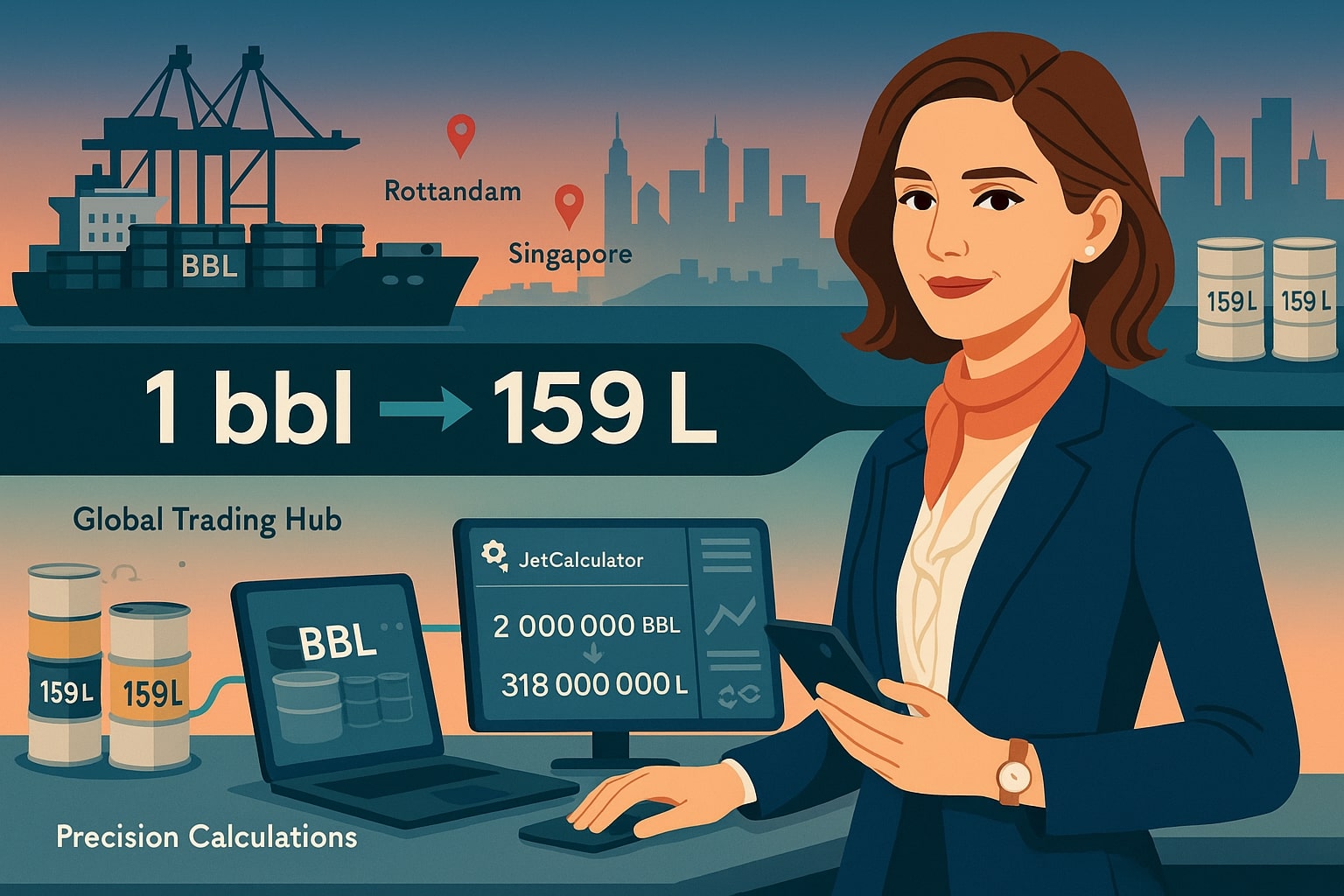 Barrels of Oil to Liters Converter