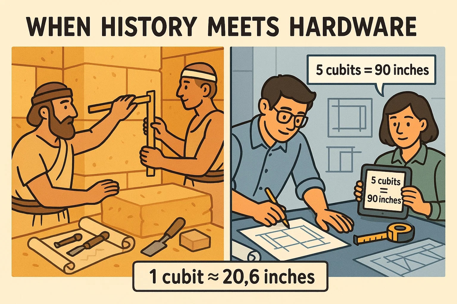Cubit to Inch Converter
