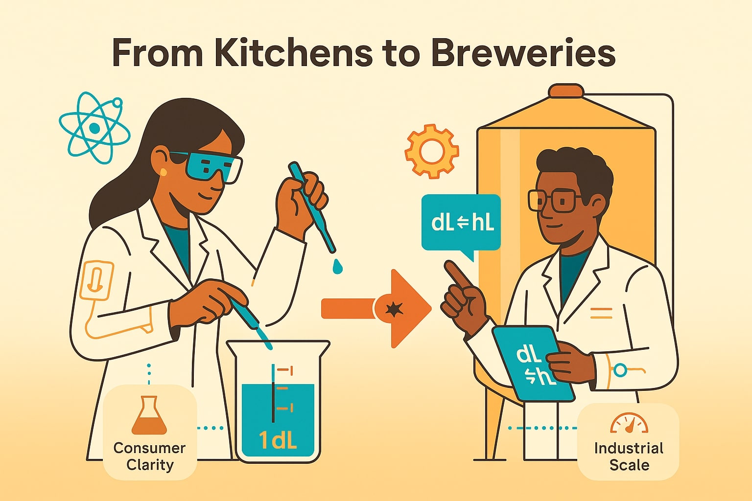 Deciliters to Hectoliters Converter
