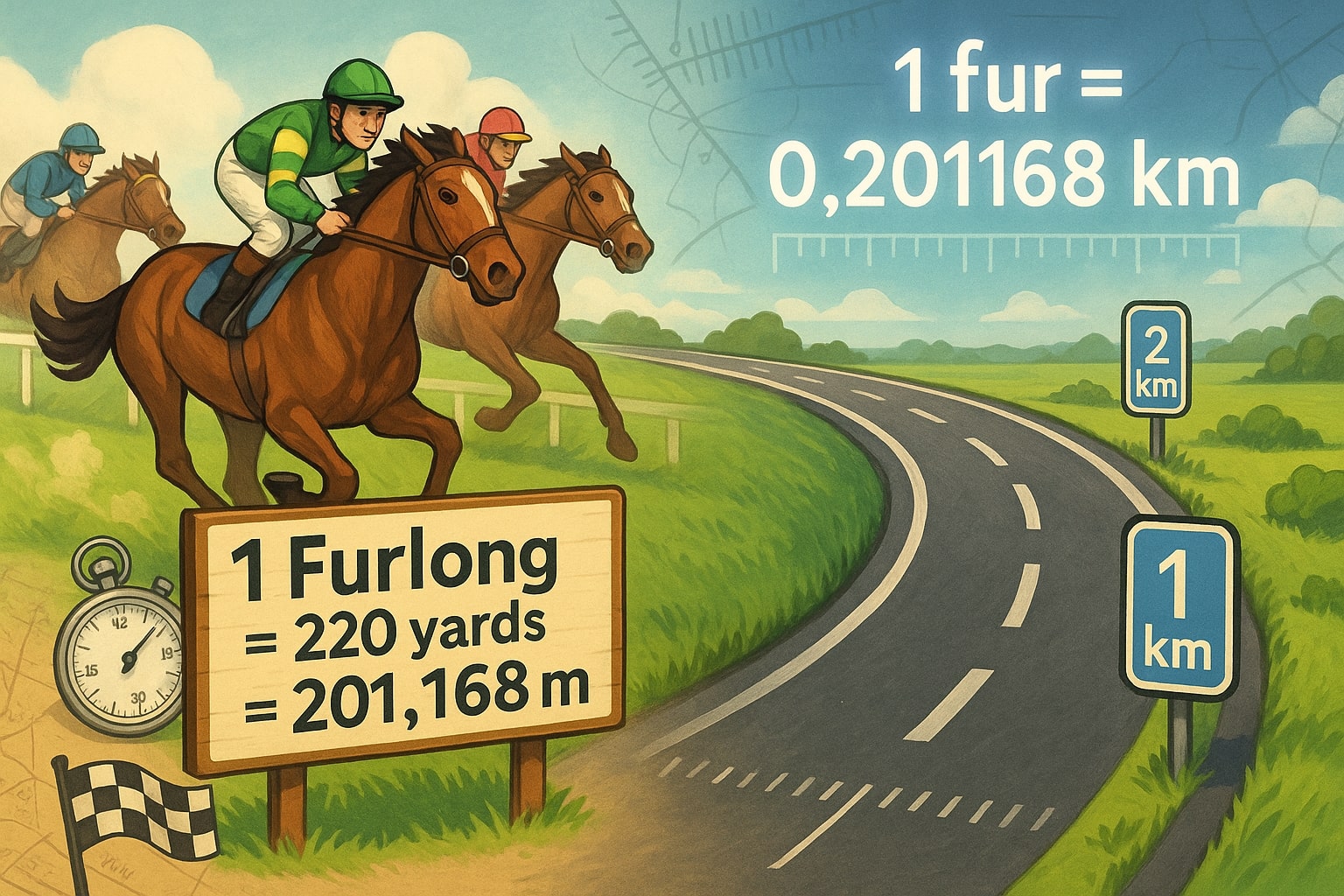Furlongs to Kilometers Converter