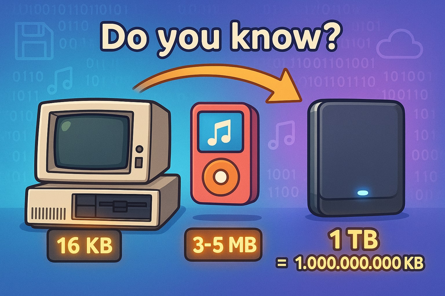 Gigabytes to Kilobytes Converter