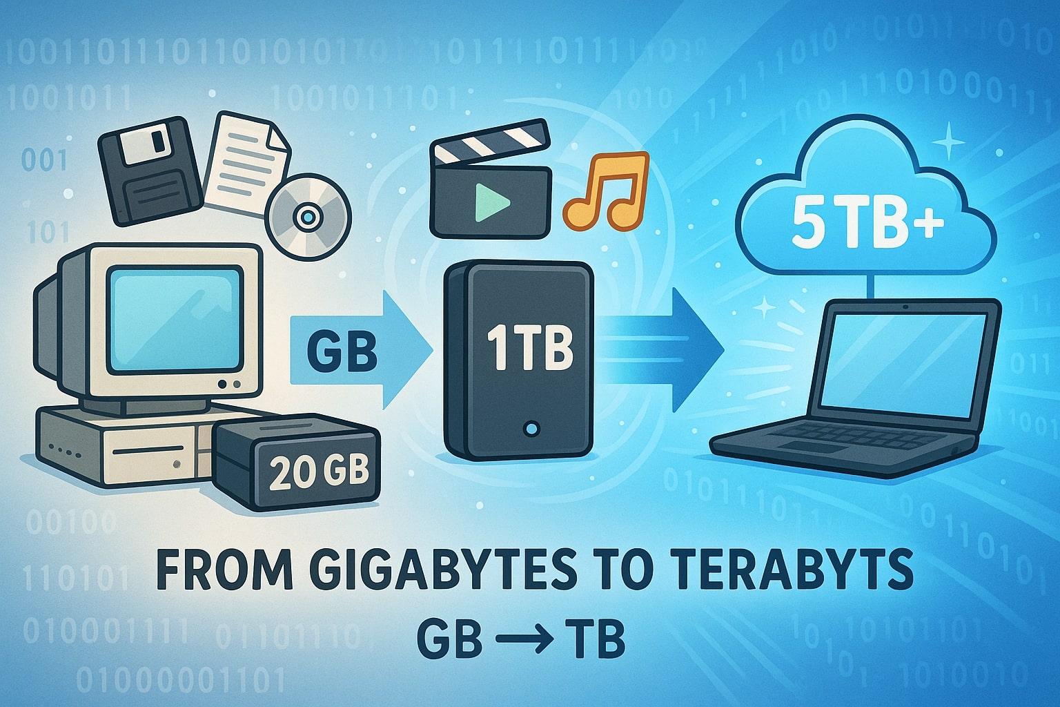 Gigabytes to Terabytes Converter