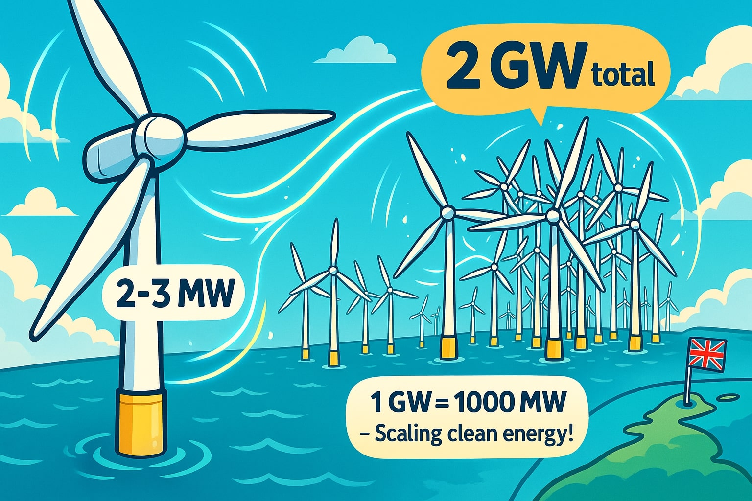 Gigawatts to Megawatts Converter