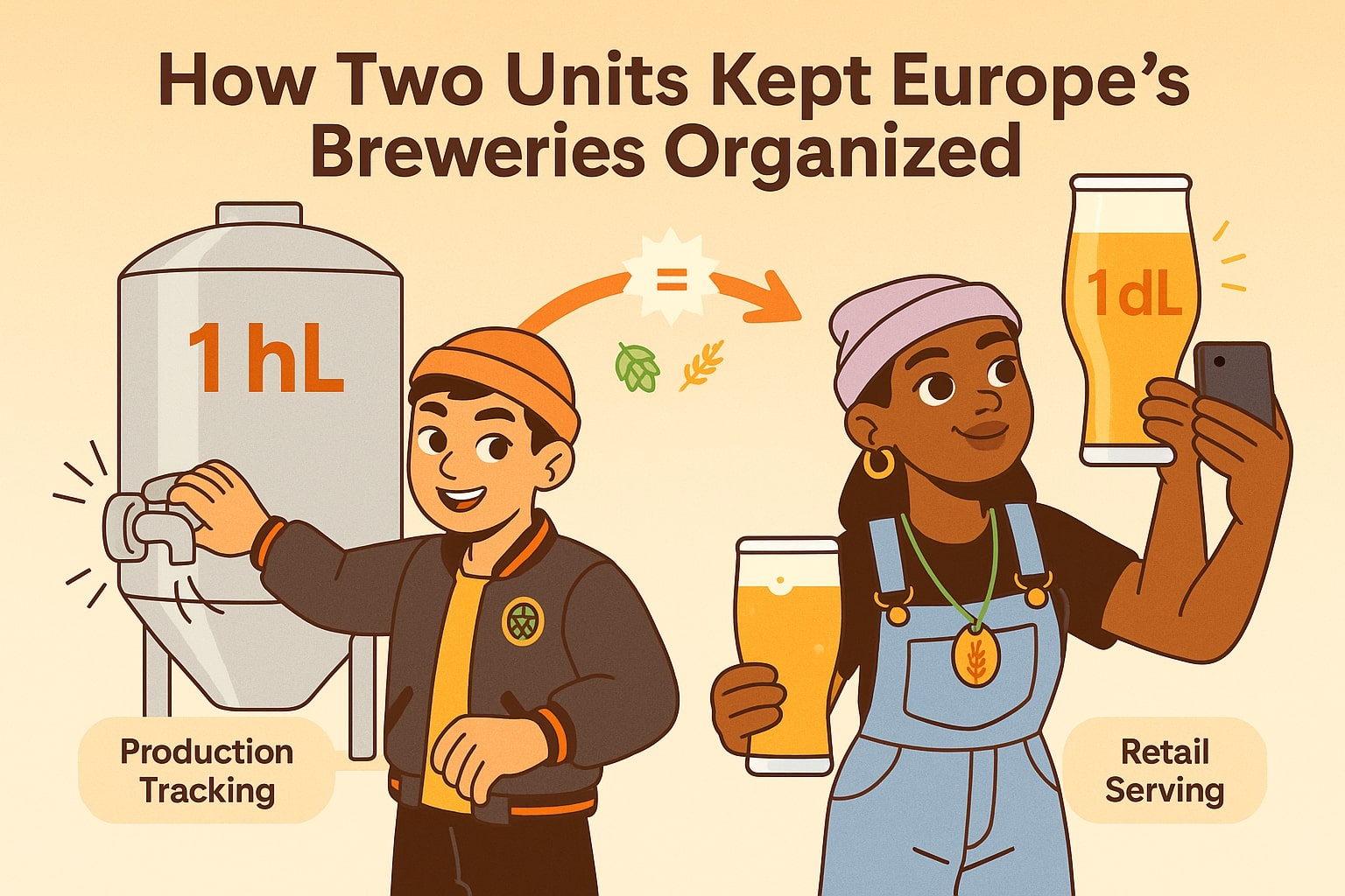 Hectoliters to Deciliters Converter