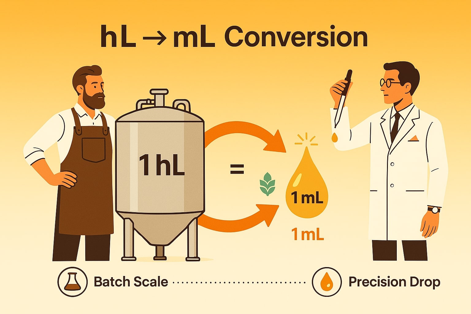 Hectoliters to Milliliters Converter