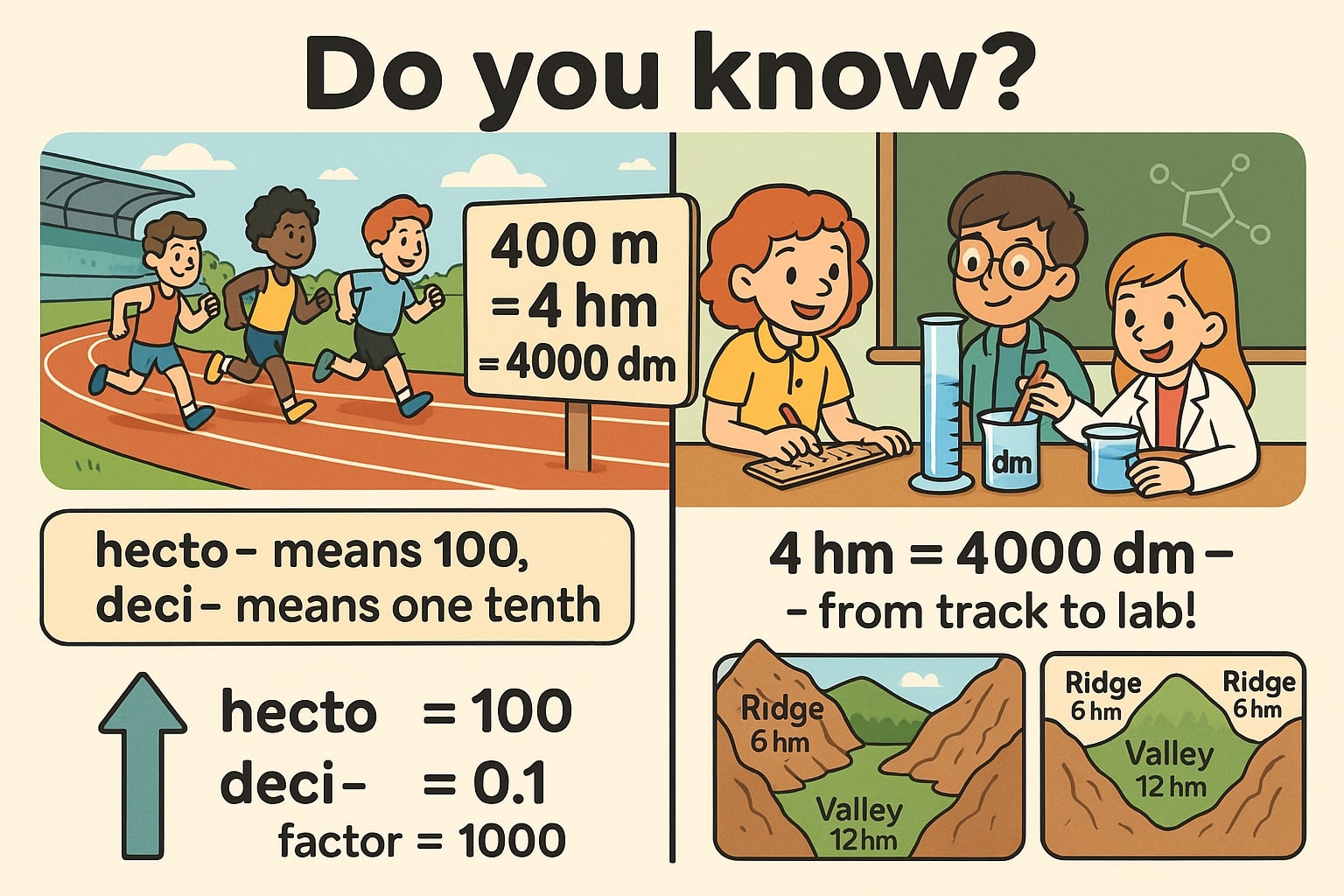Hectometers to Decimeters Converter