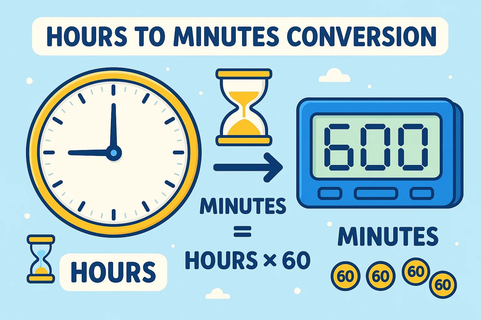 Hours to Minutes Converter